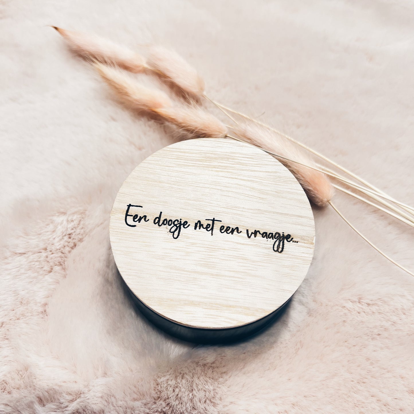 Mini doosje met een vraagje - peter