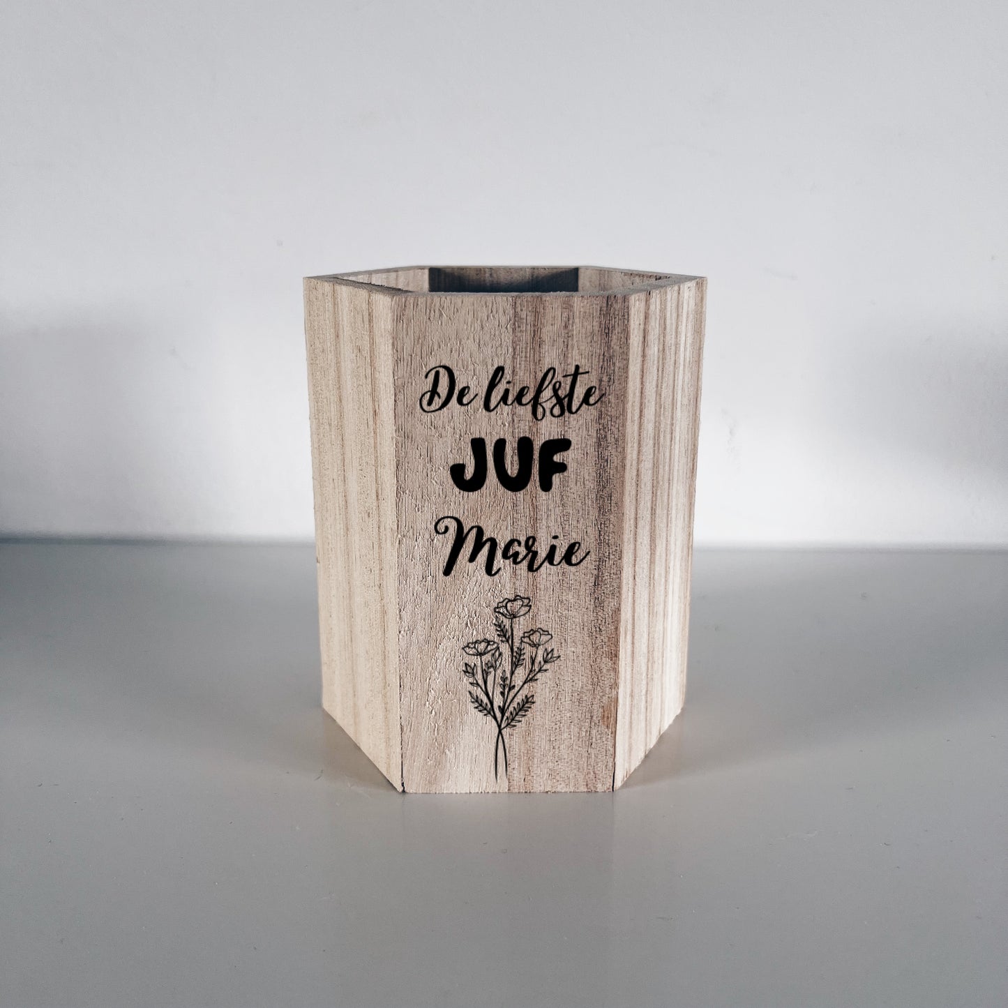 Pennenbakje - Juf - De liefste juf!
