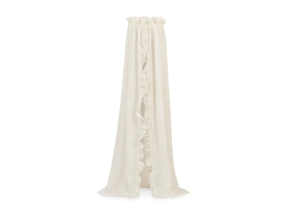 Sluier Vintage 155cm Ruffle - Ivory - jollein