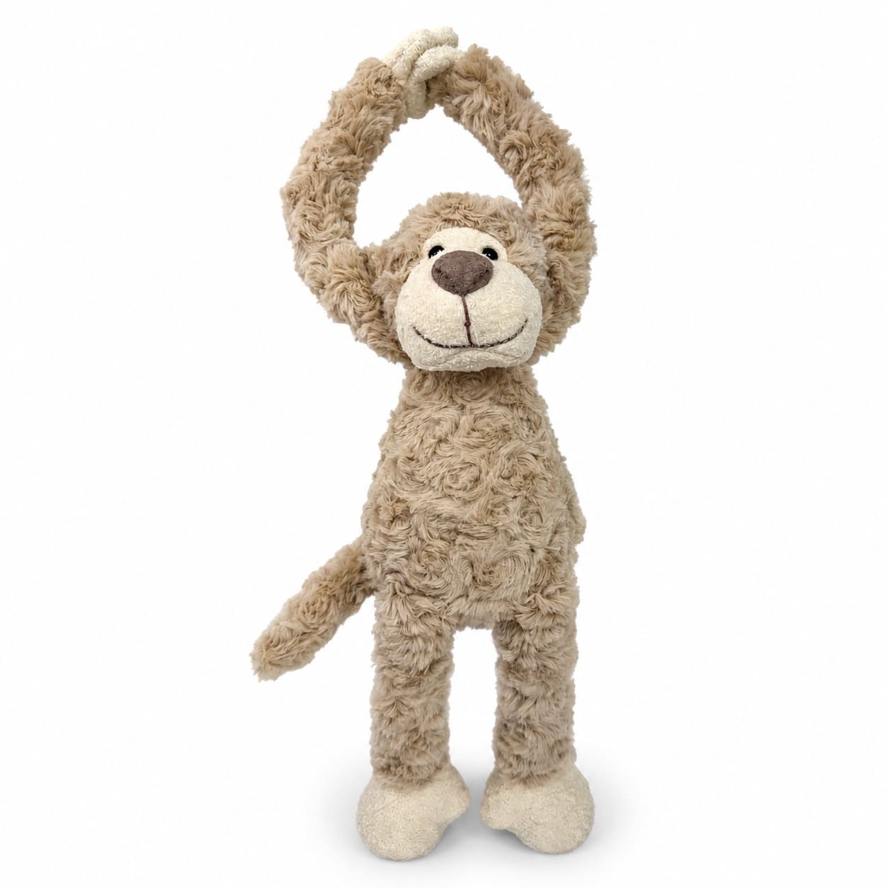 Slingeraap knuffel bruin