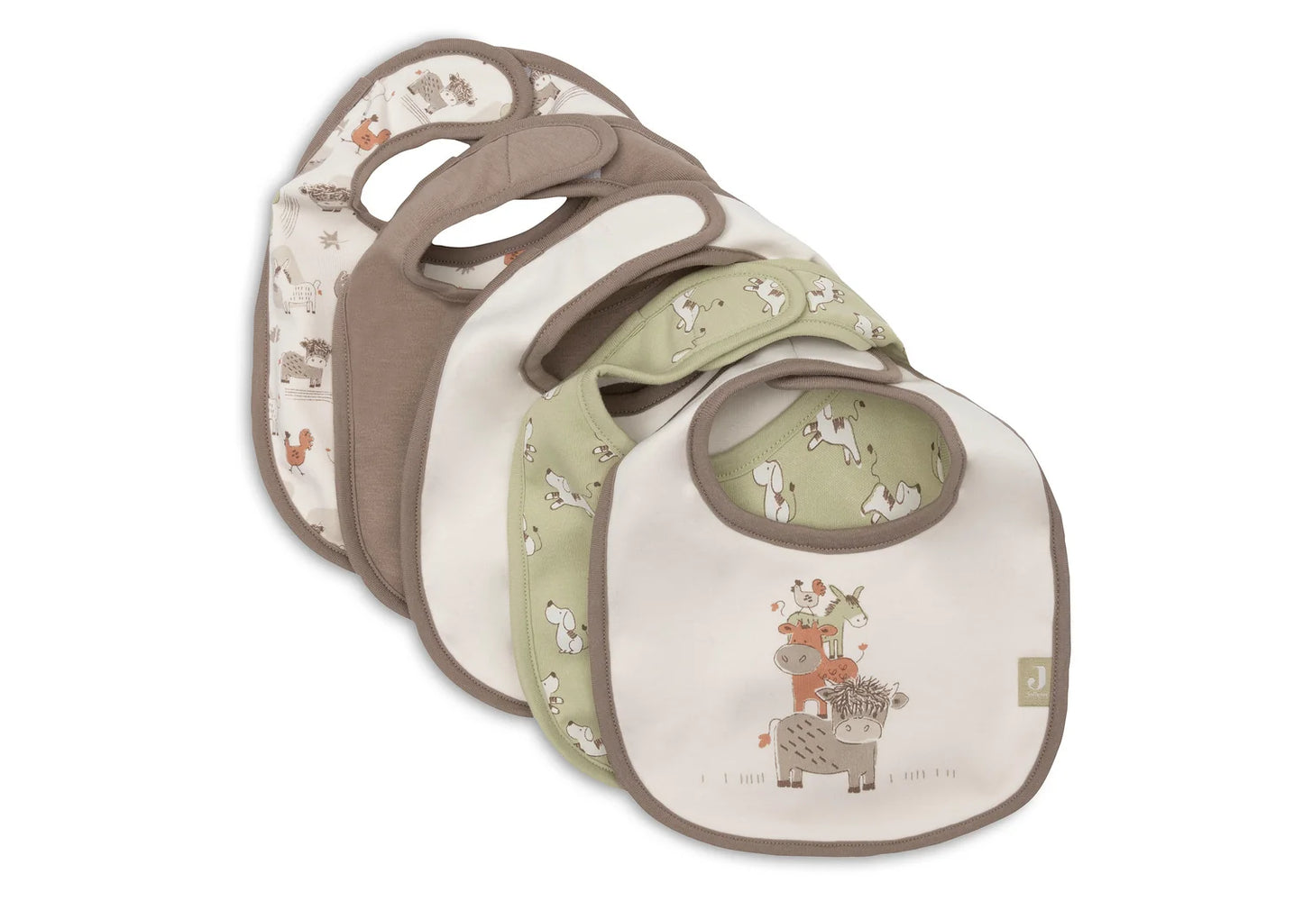 Jollein - Slab Jersey Waterproof - Barn Buddies - 5 Stuks