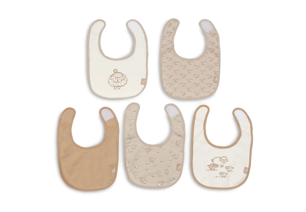 Jollein - Slab Jersey Waterproof - Woolly - 5 Stuks