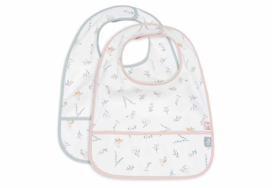 Jollein - Slab Waterproof - Lovely Birds - 2 Stuks