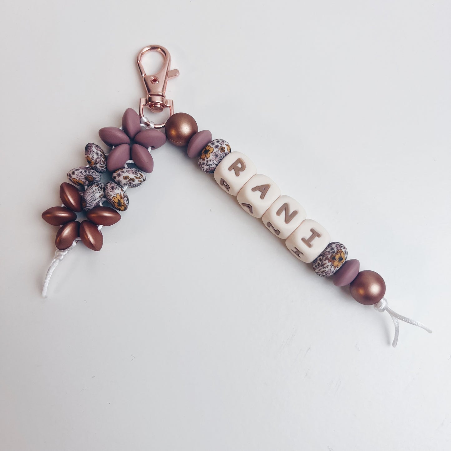 Duo sleutelhanger  - Waved copper