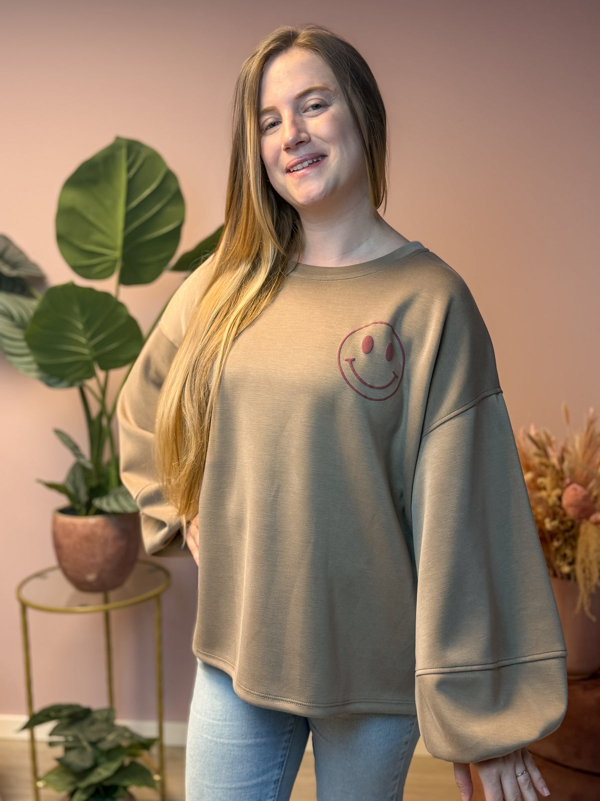 sweater - happy