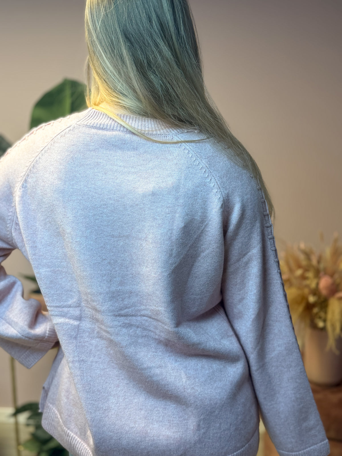 sweater - pink knots