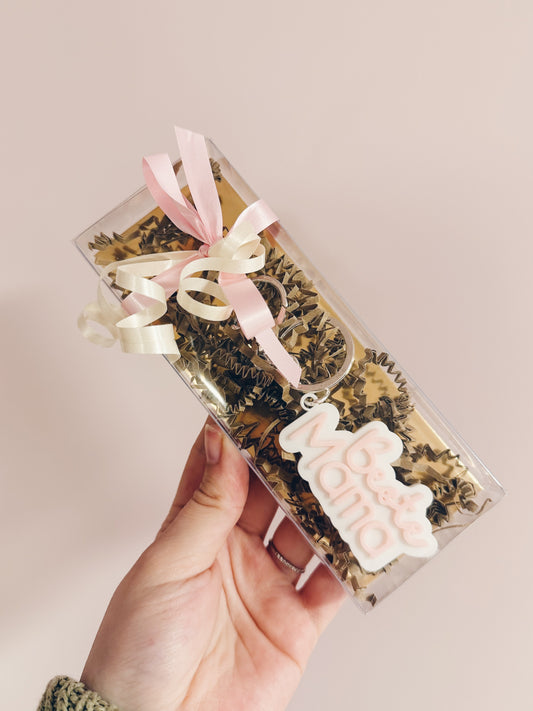Cadeaudoosjes - 3D sleutelhanger beste mama