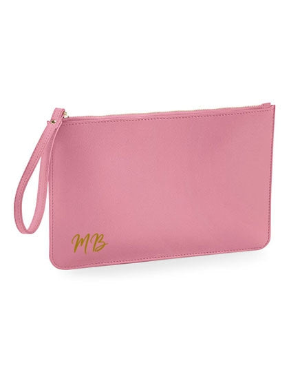 luxe gepersonaliseerde clutch met Naam