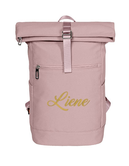 Geborduurde Rolltop Rugzak – met naam