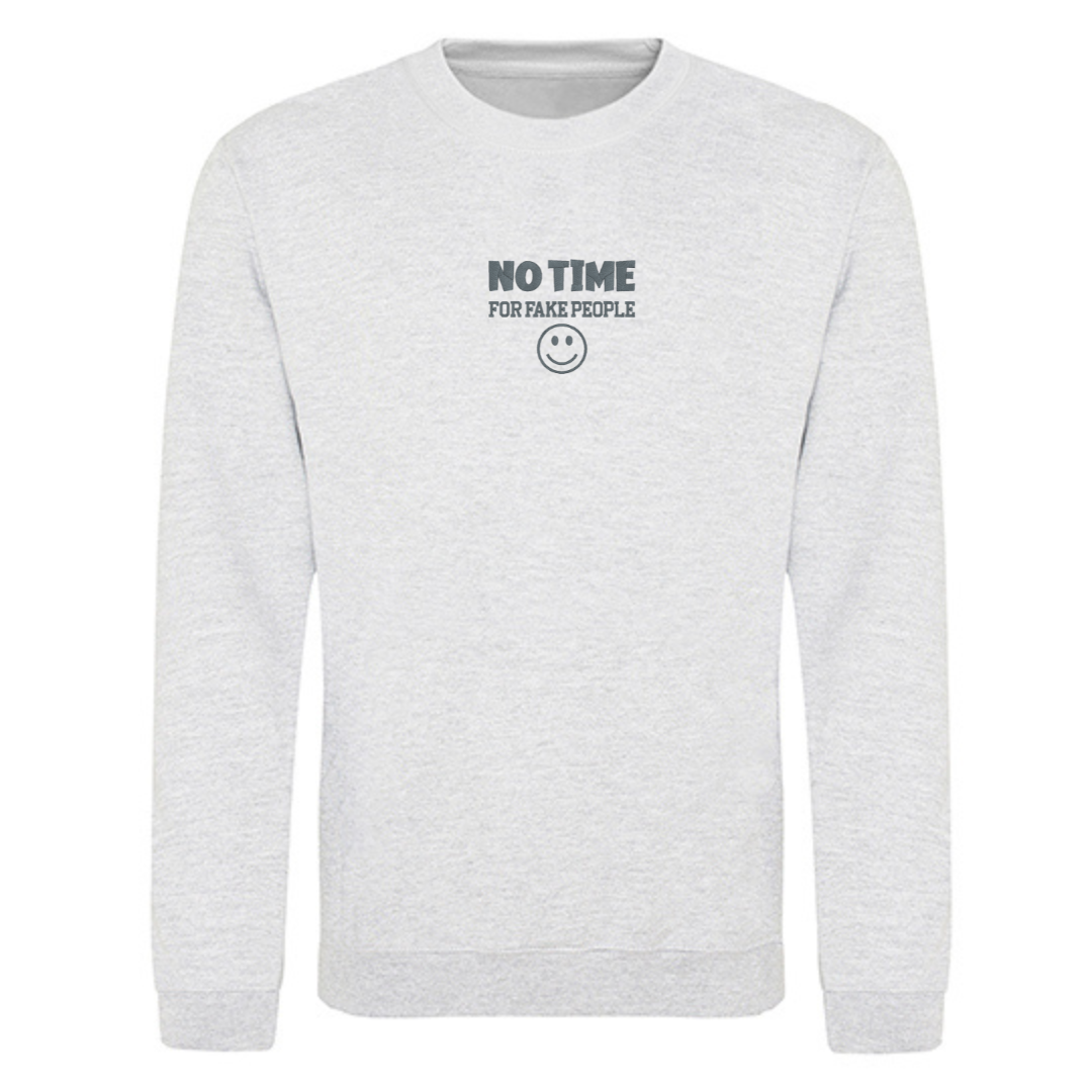 Sweater – “NO TIME, for fake people” - soft & salty collection