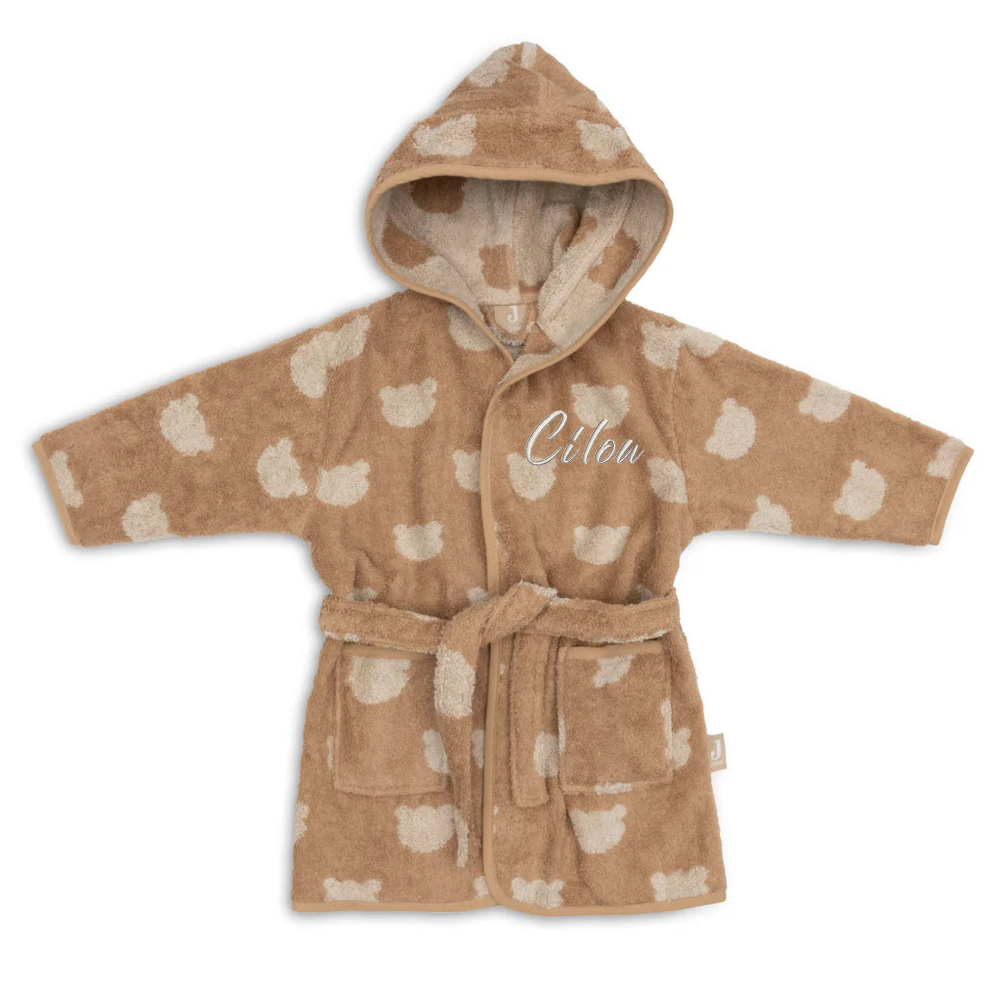 Jollein- Baby Badjas - Jacquard - Biscuit - 12 - 24 maanden