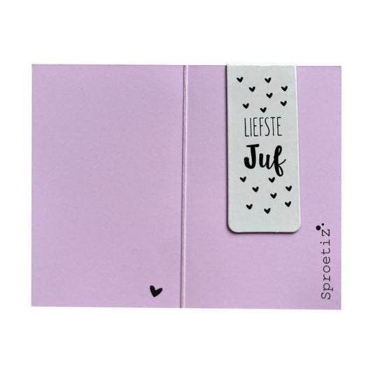 Boekenlegger magnetisch - Liefste Juf