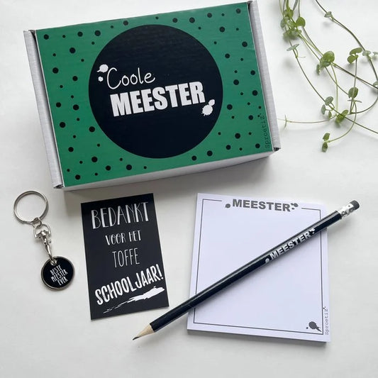 Kadopakket  groen - Meester s