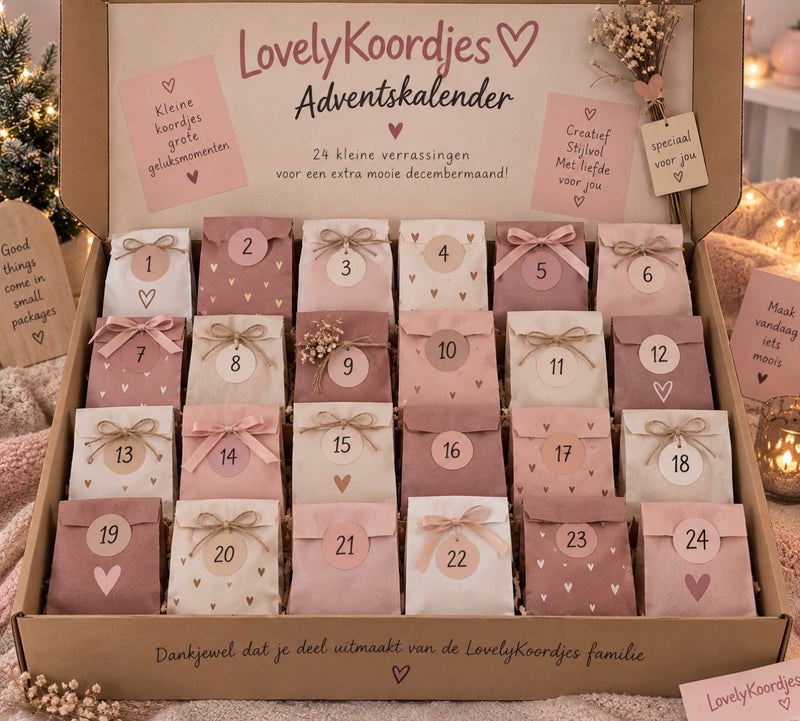 DAMES ADVENTKALENDER - LIMITED - LOVELYKOORDJES