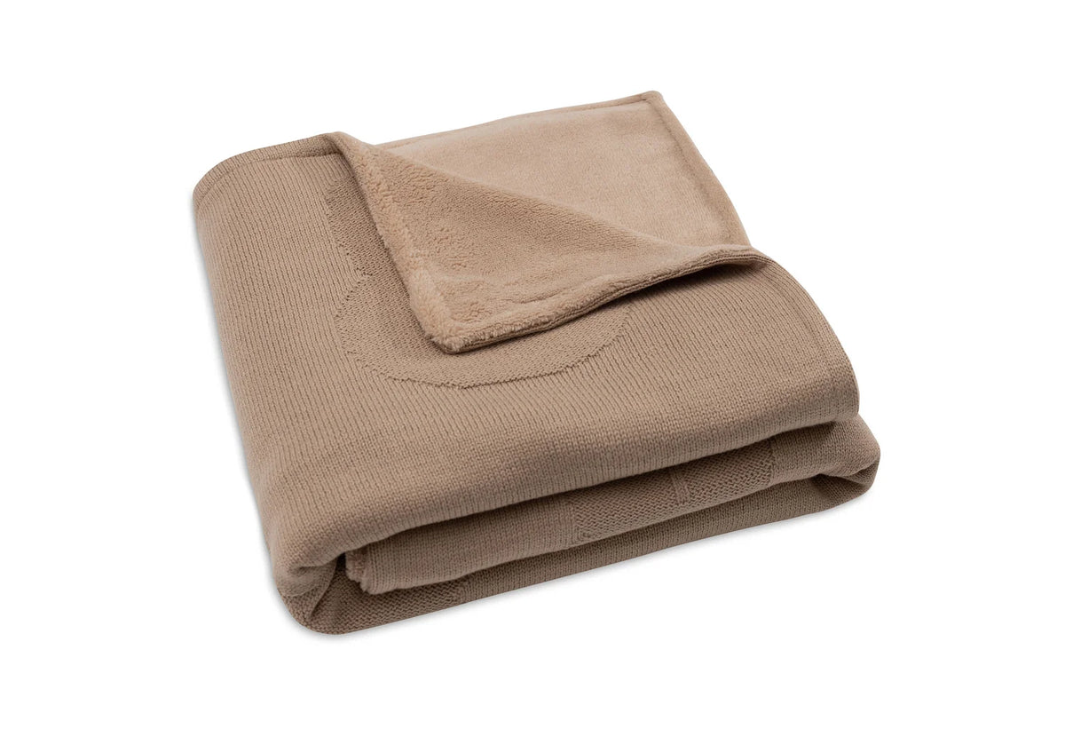 Jollein nijntje Knit Wiegdeken - Biscuit/Fleece