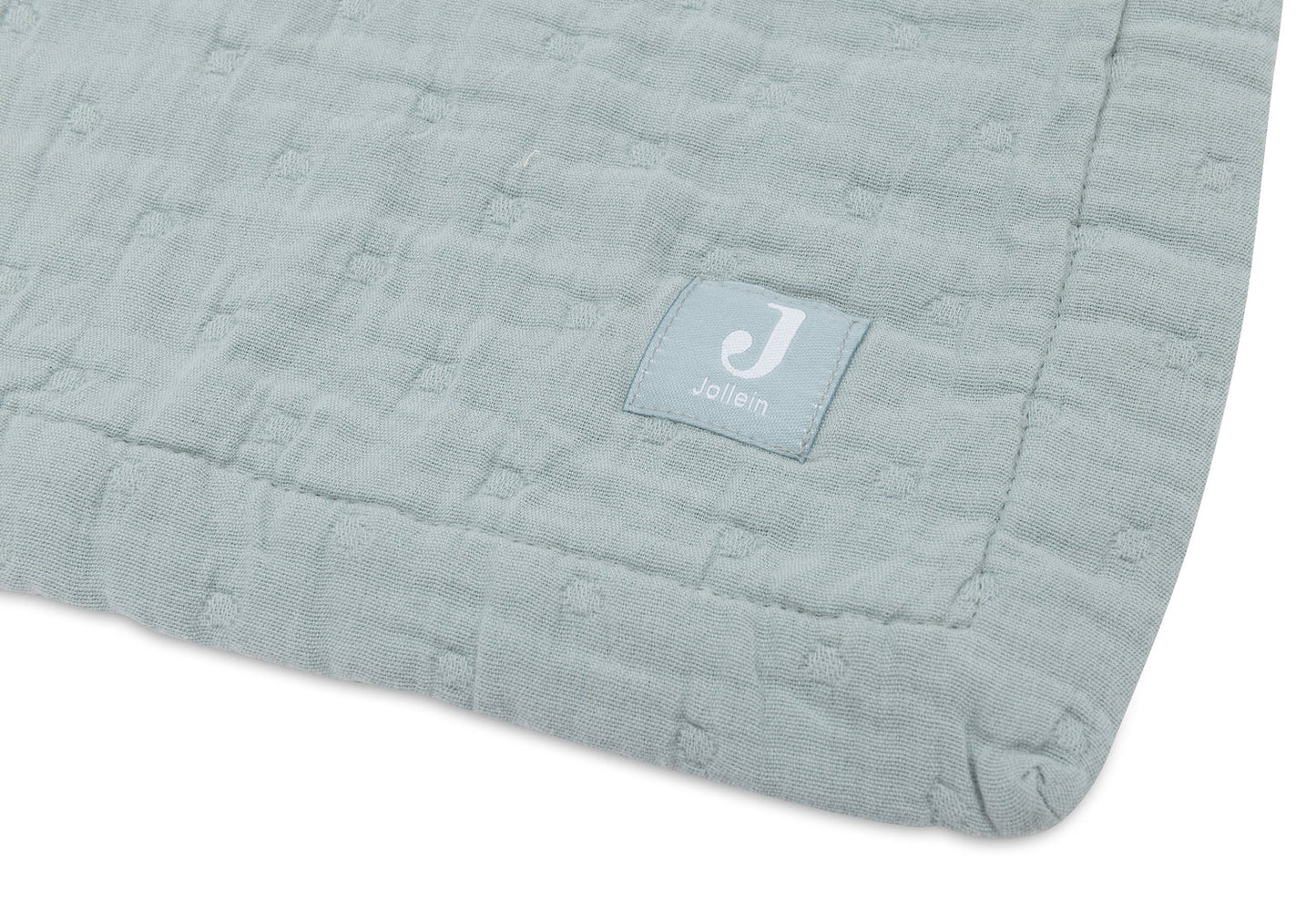 Jollein Deken - Jacquard - hydofiel - Sea Green