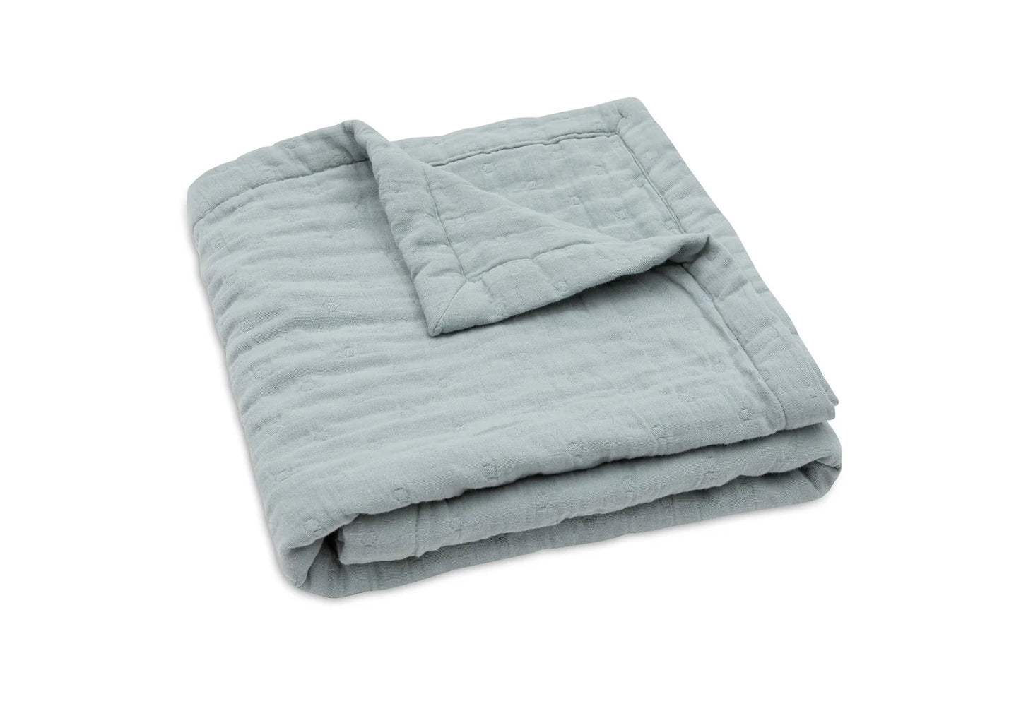 Jollein Deken - Jacquard - hydofiel - Sea Green