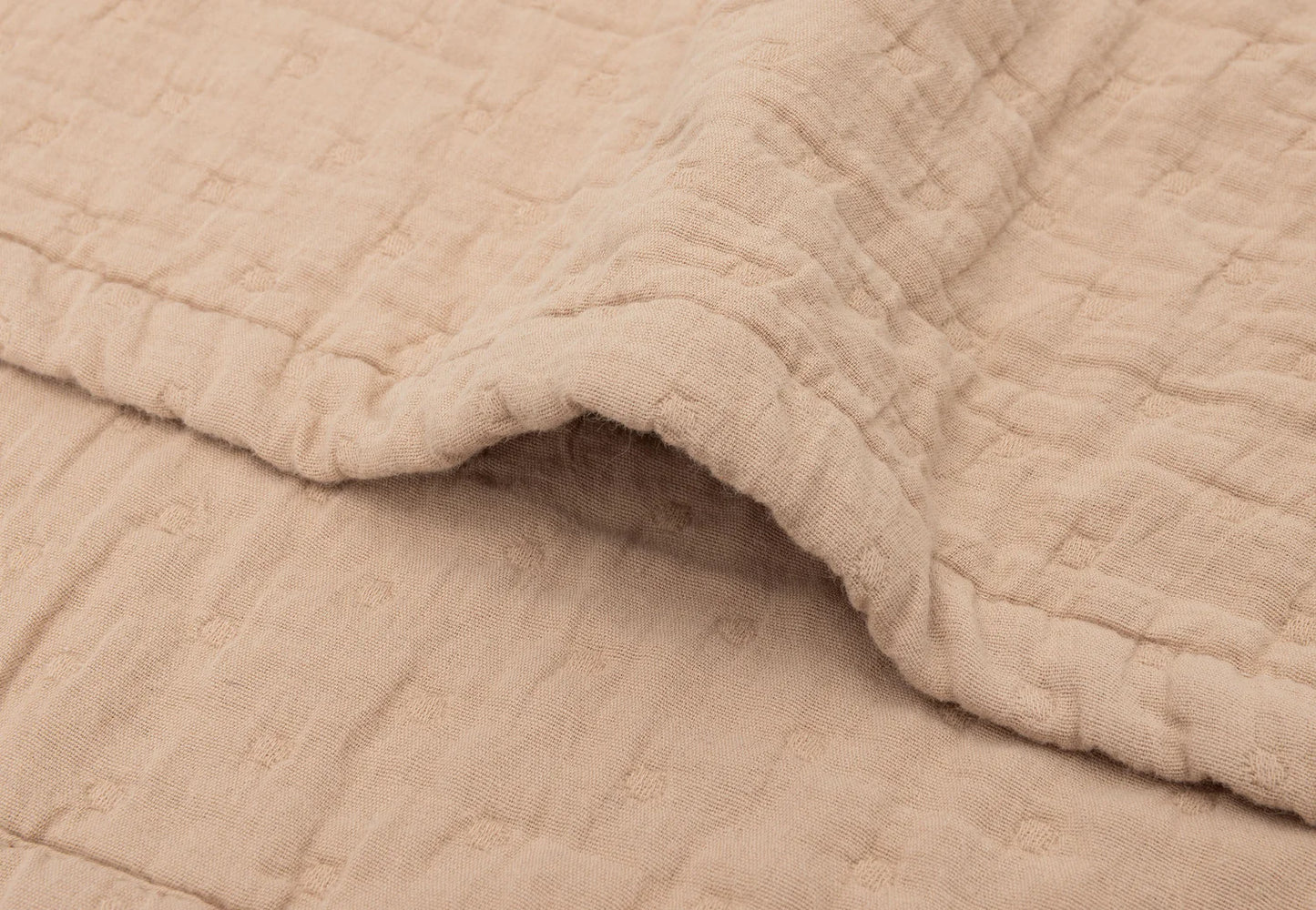 Jollein Deken - Jacquard - hydofiel - Biscuit