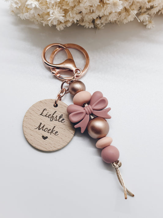 Duo sleutelhanger - mama, oma, make of moeke