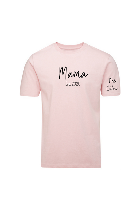 Bedrukte t-shirt - MAMA EST.