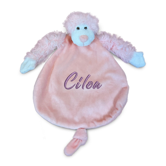 Speendoekje -  Slingeraap Peach