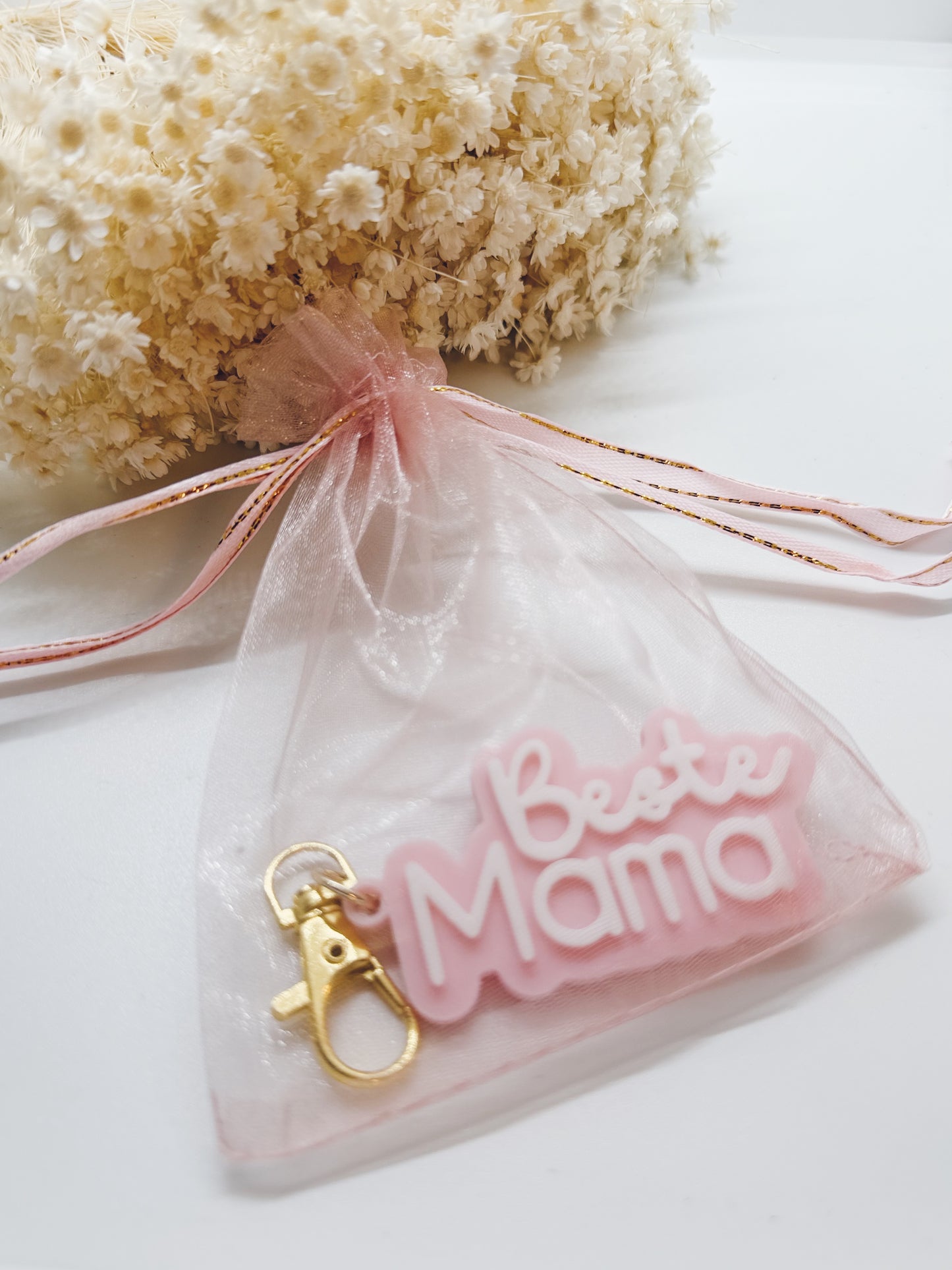 Organzazakje - 3D sleutelhanger mama of beste mama