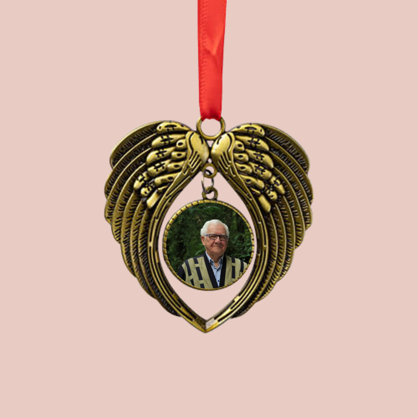 Engel kerst ornament - met foto