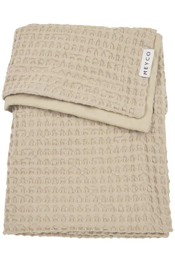 deken Wafel Katoen - sand  - 1.0 TOG -meyco
