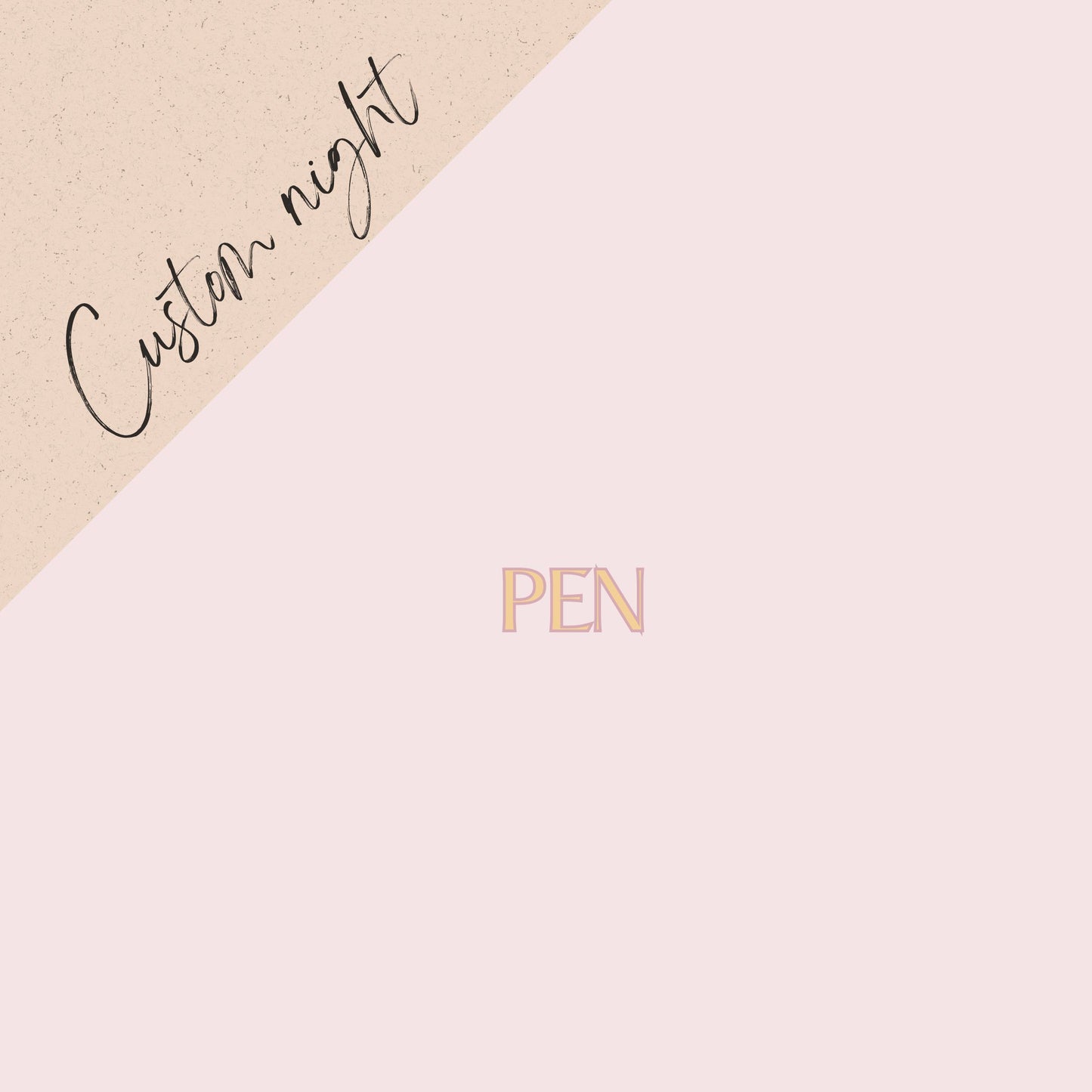 CUSTOM LIVE - pen