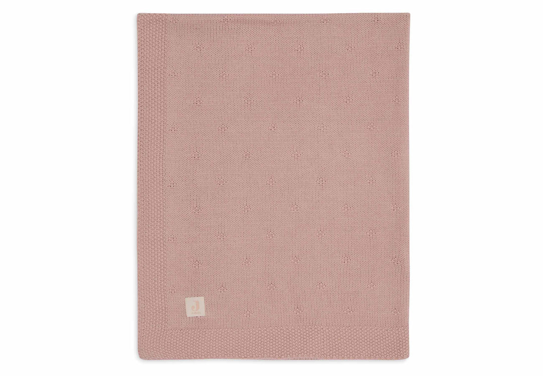 Deken Cosy Knit - Wild Rose - jollein
