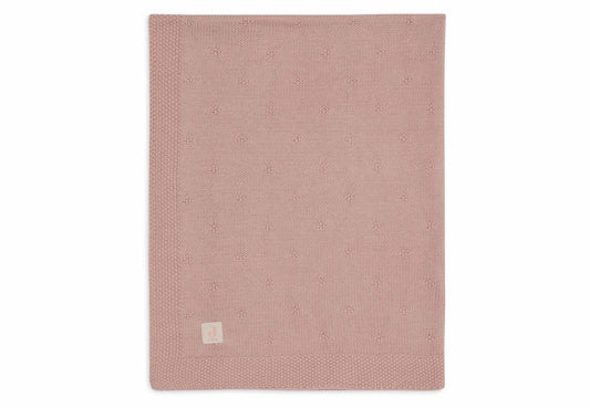 Deken Cosy Knit - Wild Rose - jollein