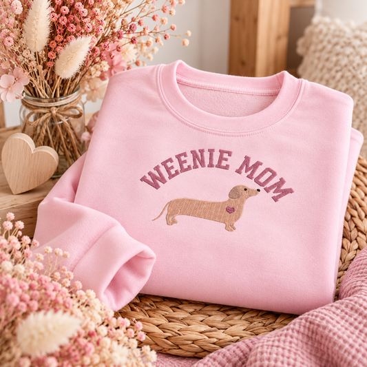 teckel sweater - weenie mom