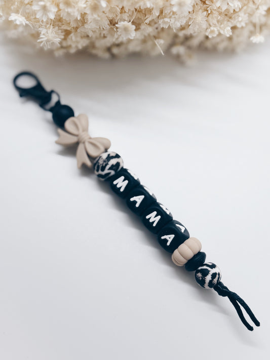 enkele sleutelhanger - mama panter