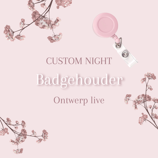 CUSTOM NIGHT - Badgehouder