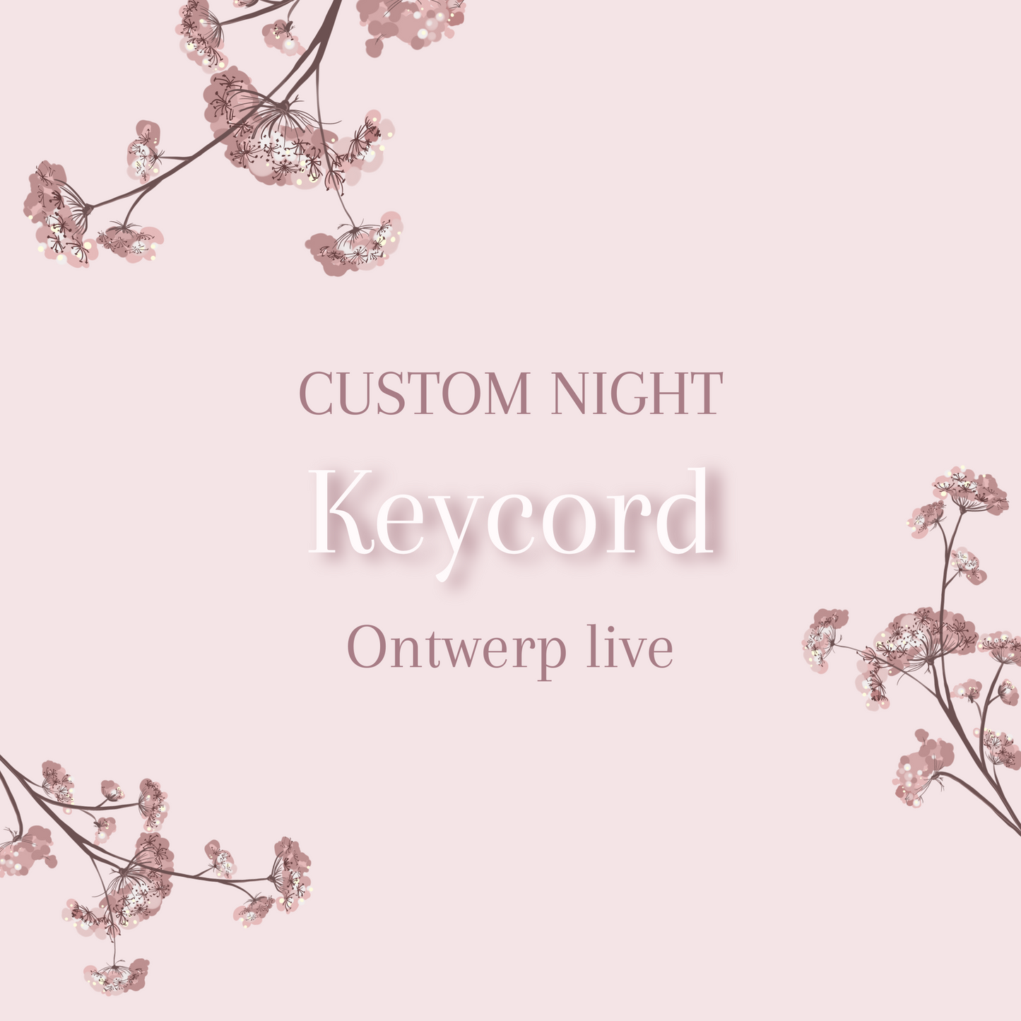 CUSTOM NIGHT - Keycord van kralen