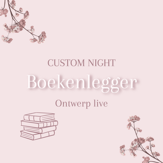 CUSTOM NIGHT - boekenlegger veertje