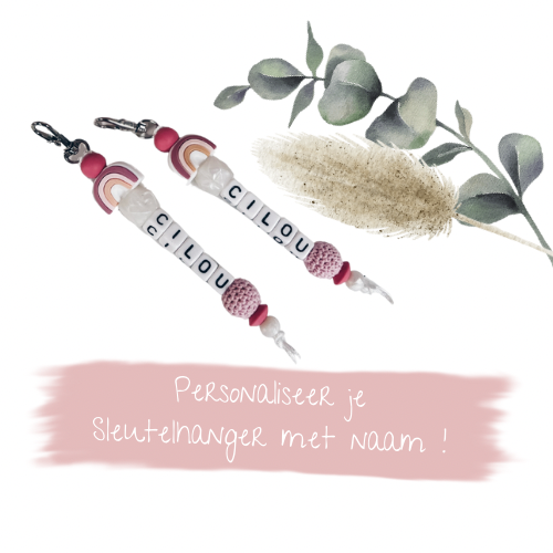 zelf te personaliseren - sleutelhanger met naam