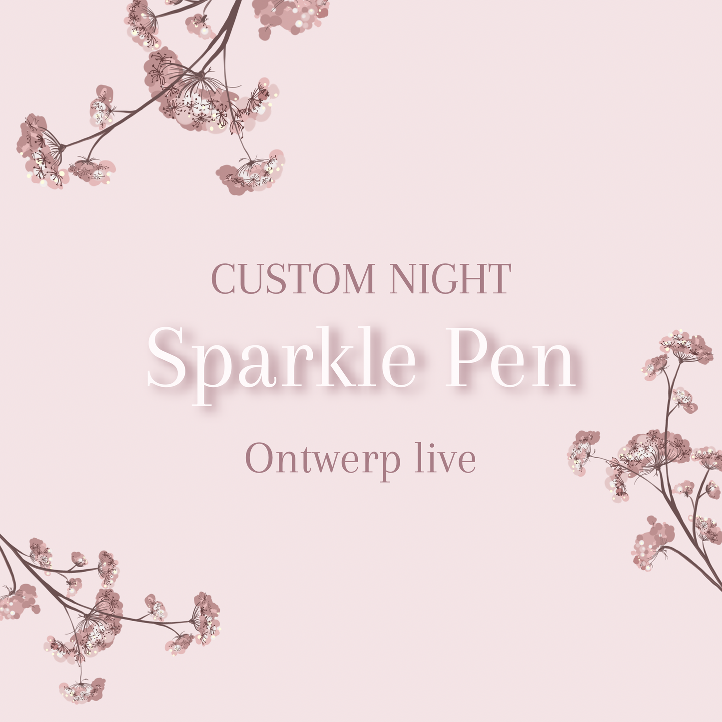 CUSTOM LIVE - sparkle pen