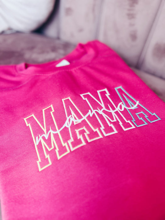 Rainbow Mama trui - GEBORDUURD