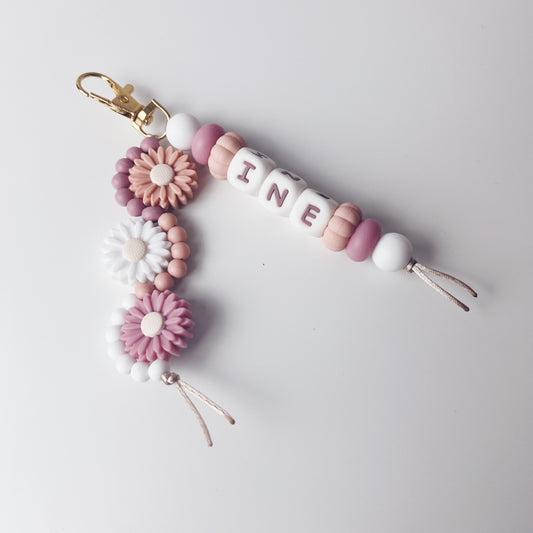 Duo sleutelhanger - framboos love - Blush & Bloom