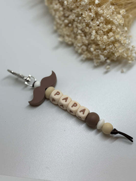 Papa sleutelhanger -  brown