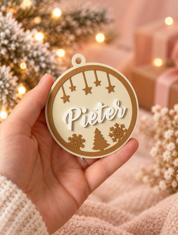 Kersornament 3D - sterren