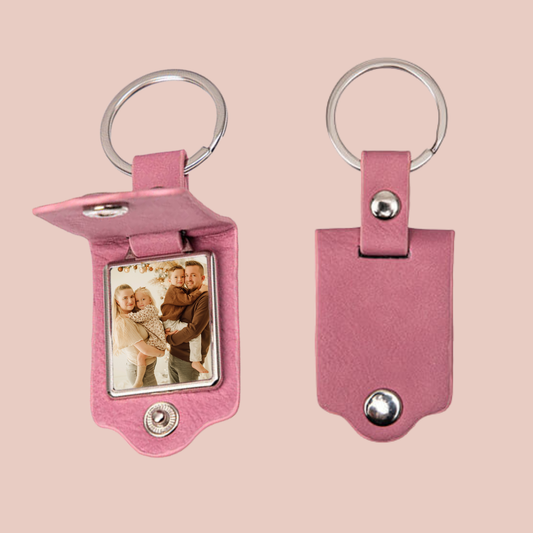 Foto sleutelhanger - kunstleer