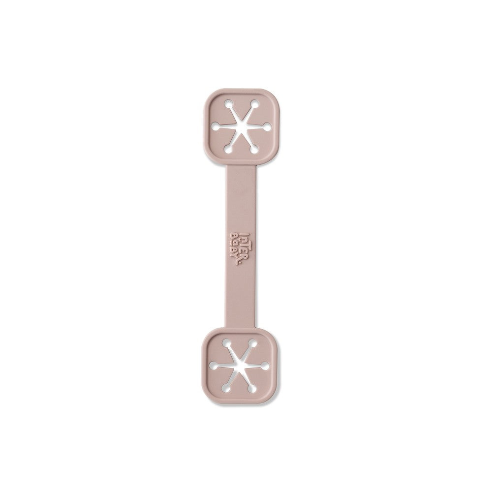 Slab Houder met Halsjes -   Silicone - Donker roze