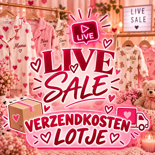STOCK SALE - live sale verzendkosten