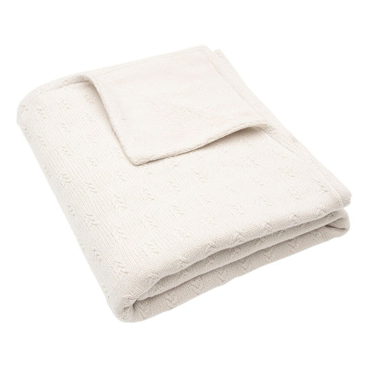 Jollein Grain Knit deken - Velvet Oatmeal - Wiegdeken