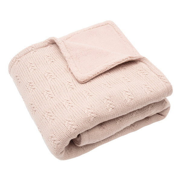 Jollein Grain Knit - Velvet Wild Rose - Wiegdeken