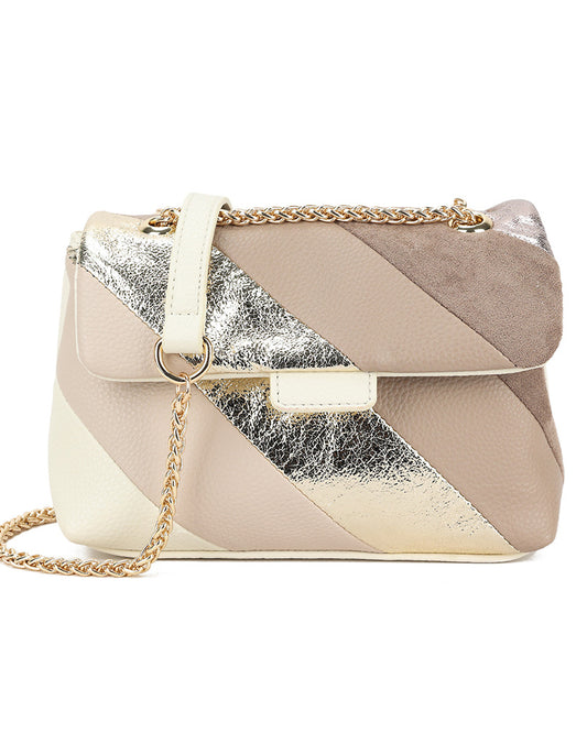 the rainbow bag - beige