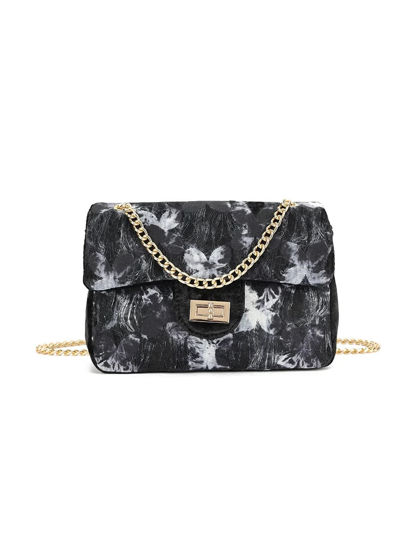 Butterfly funky bag - zwart