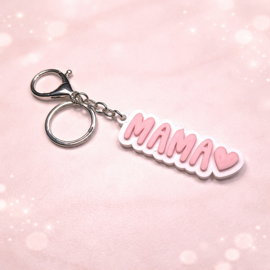 3D-geprinte Sleutelhanger “Mama” 💗